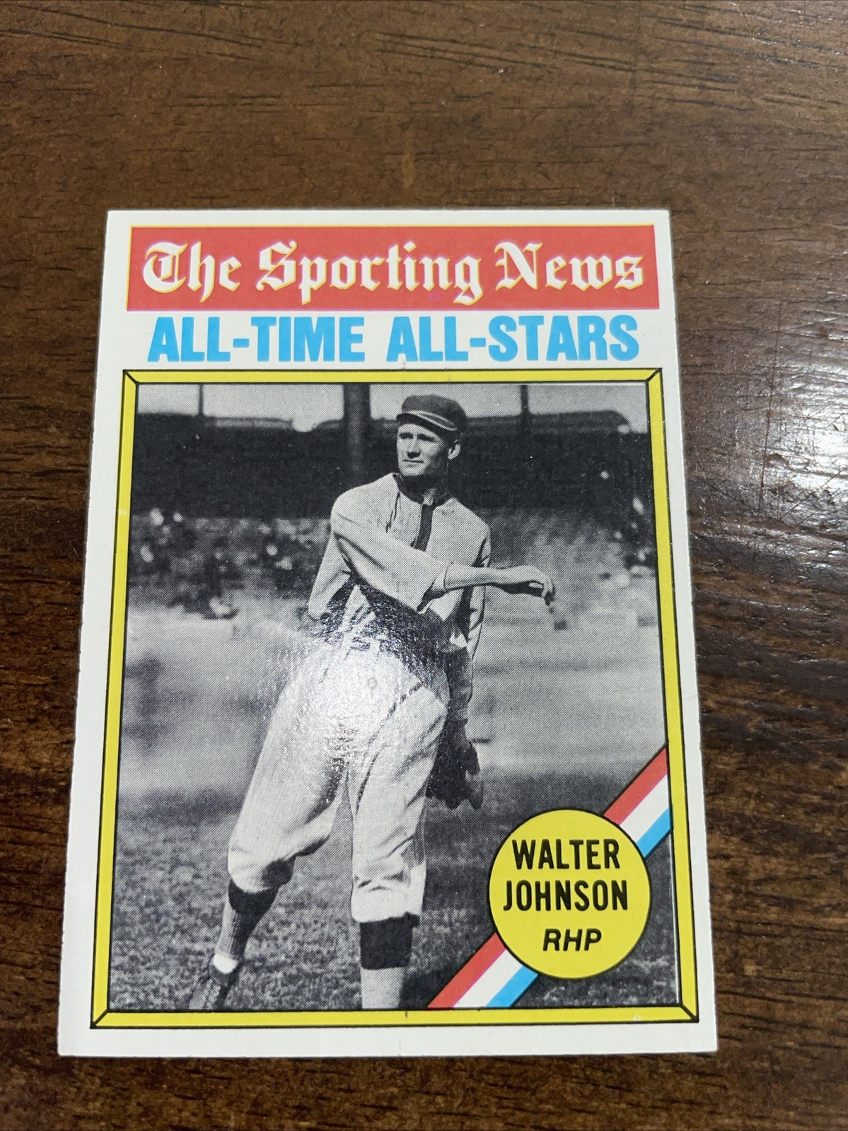 1976 Topps - #349 Walter Johnson