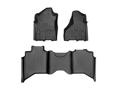 WeatherTech FloorLiner for 2019-2024 RAM Ram 4500/5500 - 1st & 2nd Row, Black