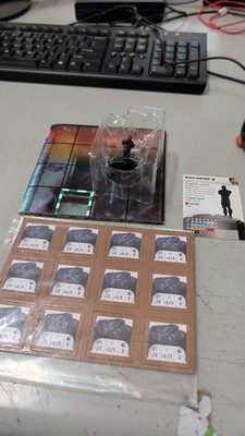 Marvel HeroClix Black Panther Figure & Card Lot