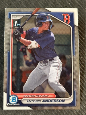 2024 Bowman Chrome 1st PROSPECT ROOKIE Antonio Anderson, Item 4