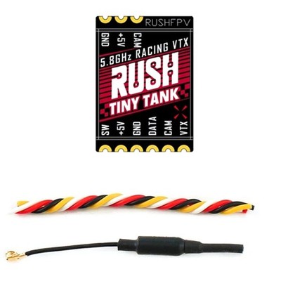 RUSH TINY TANK  VTX 48CH 350mW Sender 5V Eingang mit LED-Erweiterungskarte 5000