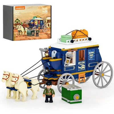 Funwhole / Lumibricks The Old West - L9099 Treasure Stagecoach - m. Beleuchtung