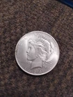 1924 Philadelphia Peace Silver Has Lamination On Obverse  Uncirculated