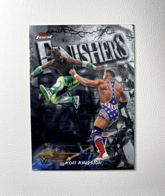 WWE Topps Finest 2025 Kofi Kingston Finishers #FNS-KK