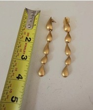 VINTAGE Multi Tear Drop Earrings - Mid - 1990's