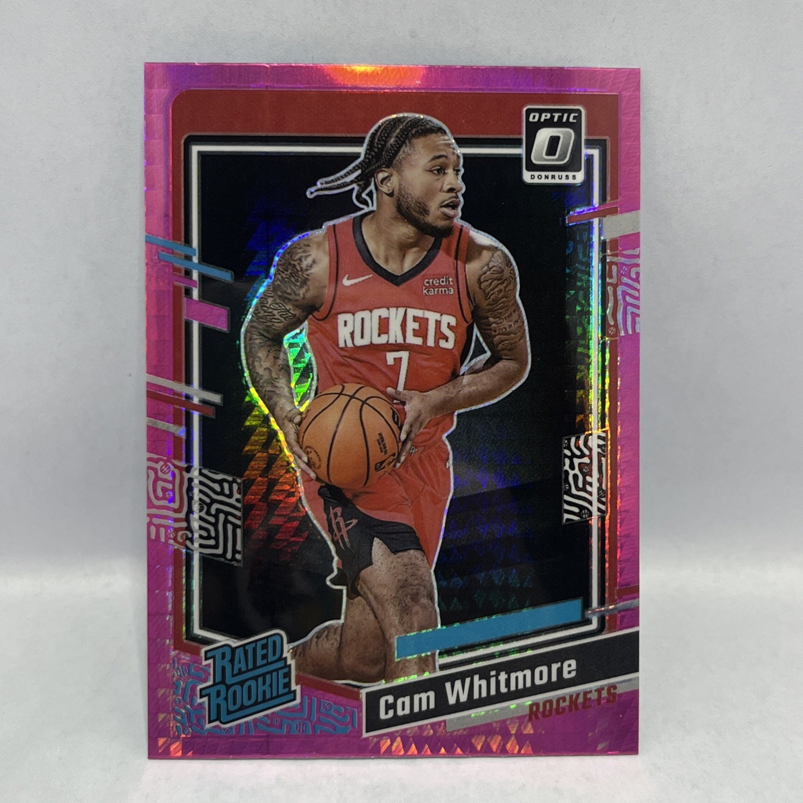 Cam Whitmore 2023-24 Panini Donruss Optic #217 Hyper Pink Prizm Rookie