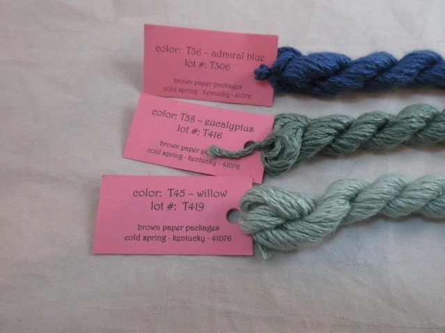 Brown Paper Packages Trio  3 Skeins Assorted Colors  14.4 yards NEW  H131 - Image 2 of 3