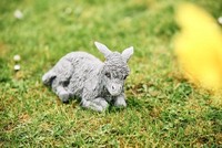Frostfeste Steinfigur Esel Sarah Gartenfigur Steinguss 16 Cm Wetterfest