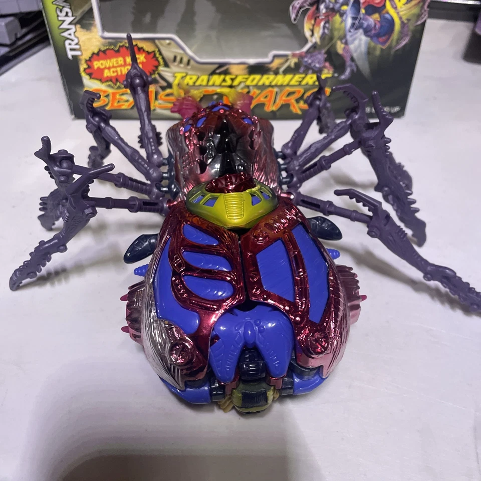 Blackarachnia Transmetals 2 100% Complete Mega Beast Wars Transformers W Box - Image 3 of 4