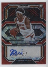 2021 Prizm Draft Picks College Penmanship Choice Red 28/88 Kai Jones Auto 1k9t