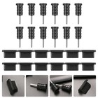 12 Pairs Protective Plug Port Dust Cover Plugs for Cell Phones Mobile Charging