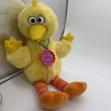 Playskool Counting Big Bird Plush Toy 1995 Sesame Street Stuffed Animal Works 