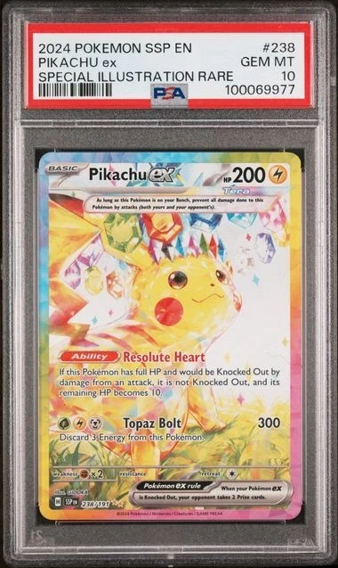 Редкие отдельные коллекционные карточные игровые карты Pikachu
