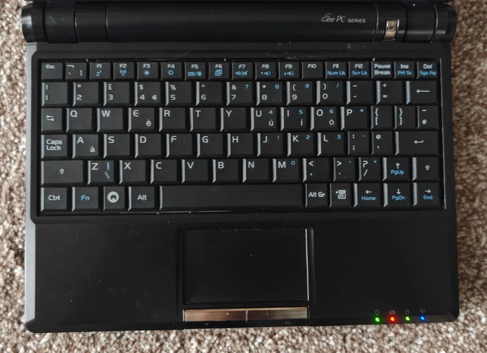 Asus eeePC 900 10.1'' Laptop Netbook Webcam Office SSD Working Cheap - Image 2 of 4