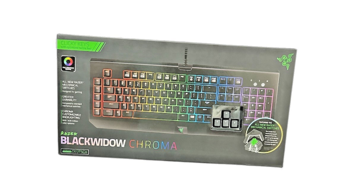 Razer blackwidow chroma German Layout Gaming Keyboard