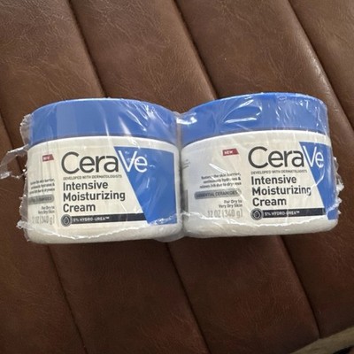 CERAVE INTENSIVE MOISTURIZING CREAM 12 OZ LOT OF 2