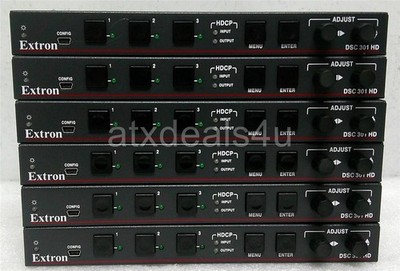 Extron DSC 301 HD HDCP Compliant Video Scaler Lot of 6