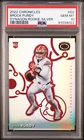 2022 PANINI CHRONICLES DYNAGON ROOKIES SILVER #D2 BROCK PURDY ROOKIE RC PSA 10