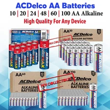 ACDelco Battery AA Double Power Super Alkaline Batteries lot Home Office Remote