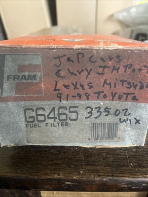 NOS Fram In Line Fuel Filter G6465