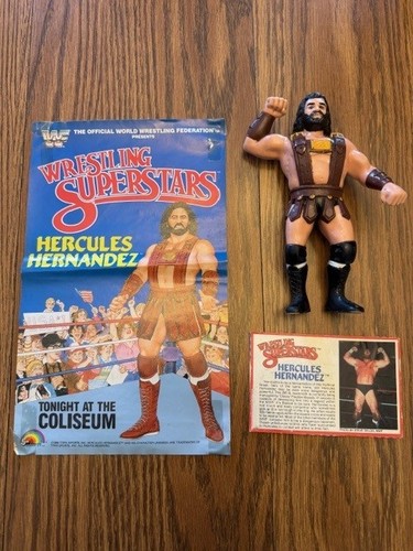 Vintage LJN WWF Superstars 1987 Hercules Hernandez...