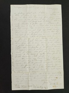  antique LETTER to CIVIL WAR soldier BUSHNELL auburn corners pa RUSSELL politics