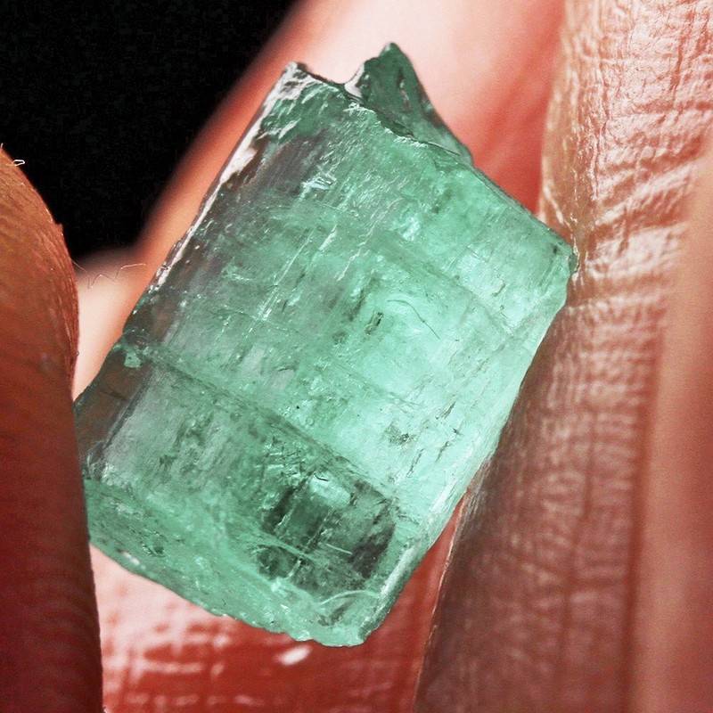 3.2Ct Paraiba Blue Green Emerald Vanadium Beryl Facet Rough Specimen UMDb205