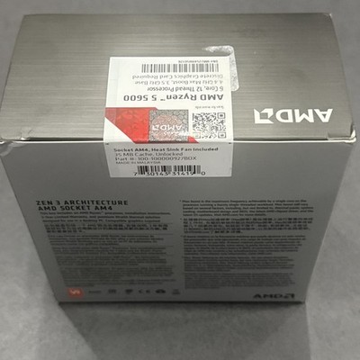 AMD Ryzen 5 5600 Processor (3.5 GHz, 6 Cores, Socket AM4) - 100