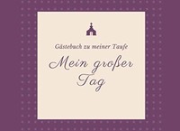 GäStebuch Zur Taufe: Erinnerungsbuch Mit Taufspruch |