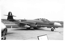 sw Foto Gloster Meteor Milit&auml;rflugzeug ca. 9 x 14cm - 9d6240e