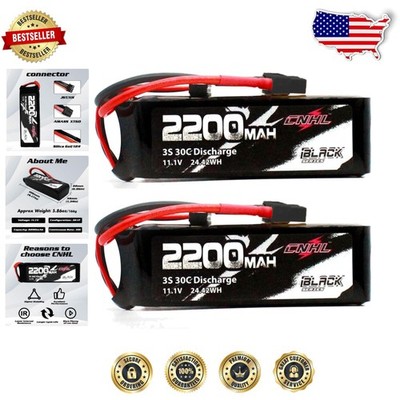 Durable 2200mAh 3S Lipo Battery 30C XT60 Plug RC Airplane Truck