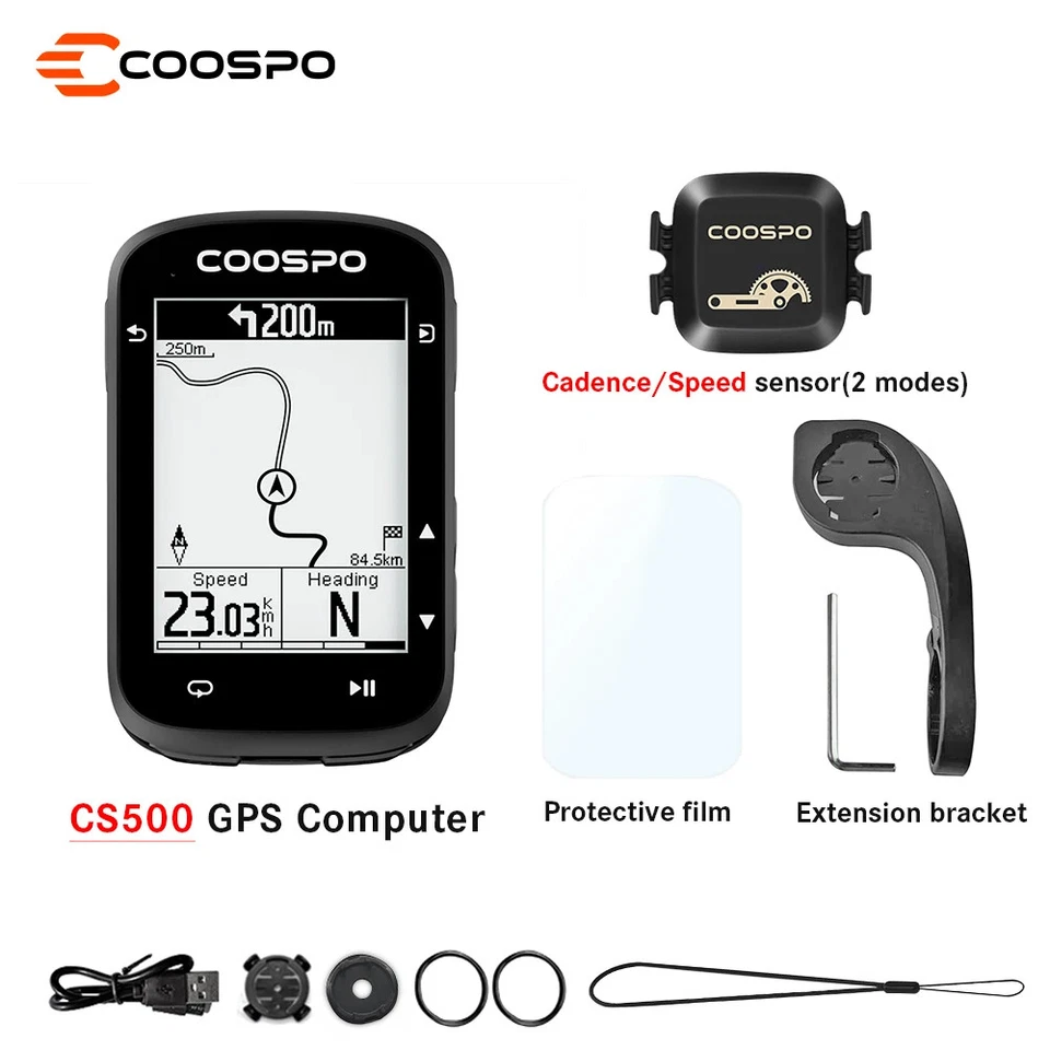 GPS Bike Computer Cycle Wireless Speedometer Bicycle Digital Stopwatch Odometer - Image 3 of 4