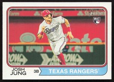 Josh Jung 2023 Topps Heritage: #512 Texas Rangers