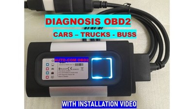 OBD2 Diagnostic Tool Bluetooth and Cable 2021.11 for Car Truck Buss