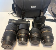 Nikon D5300 DSLR Camera Plus Photography Lot includes 5 Lenses, Flash, and More 