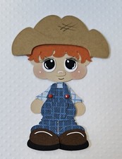 Farm Boy Red Hair. Scrapbook, Card Making Paper Piecing