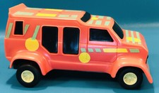 Surf Van Malibu Madness Pull Power Cord Works  Read 1985 Vintage Lenard Toys