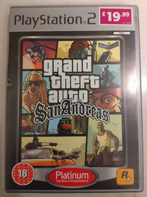 Grand Theft Auto San Andreas - PS2 - Komplett mit Karte & Handbuch