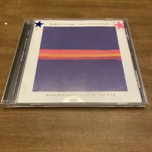 Love Cannot Bear von Robert Fripp (CD, 2005)