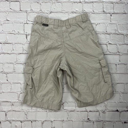 Columbia Boys Cargo Shorts 4-5 Beige Khaki Nylon Adjustable Waist Summer Clothes - Picture 7 of 11