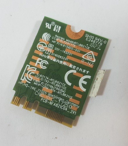 BT + Wifi Wifi m.2 Realtek RTL8821CE d'ordinateur portable HP 17-BY - Photo 2/2