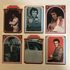 Elvis Presley Trading card Uncut Sheet of 6 Cards Vintage 1978