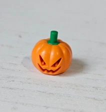 Lego Orange Minifig Headgear Halloween Pumpkin Jack O' Lantern 20695pb01