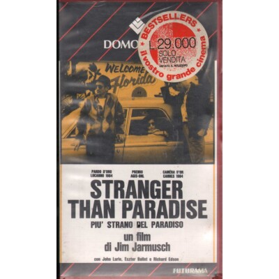Stranger Than Paradise VHS Jim Jarmusch Univideo - 97499 Sealed