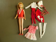 vintage 1963 mattel doll barbie skipper with 2 outfits