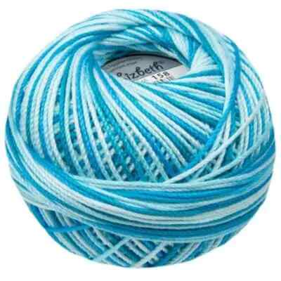 Lizbeth Egyptian Cotton Crochet Thread Size 3 Color 158 Niagara Falls