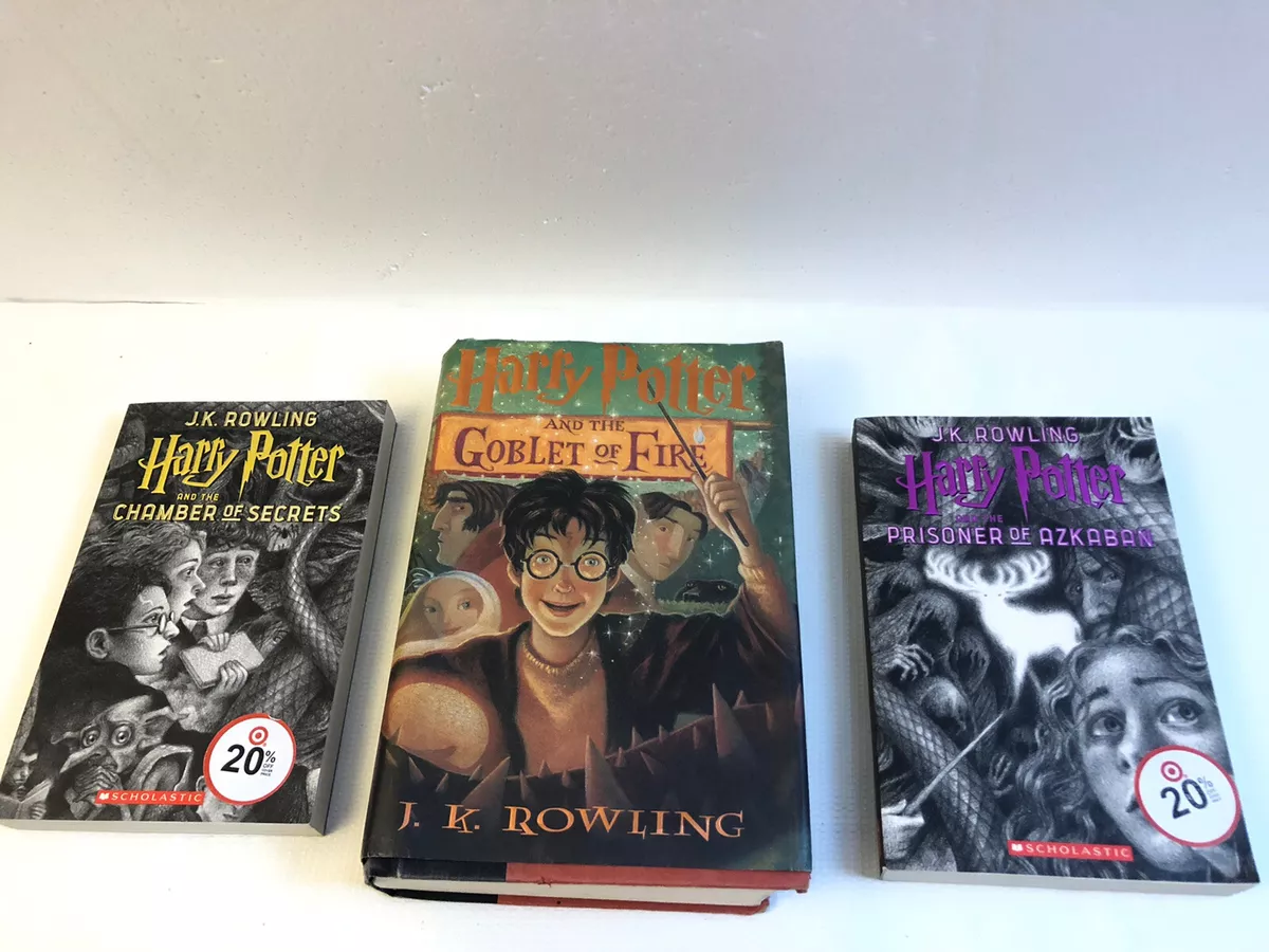 JK Rowling's Harry Potter Scholastic Special Edition 2-Book Collection:  Harry Potter and the Chamber of Secrets (Book 2); Harry Potter and The  Goblet