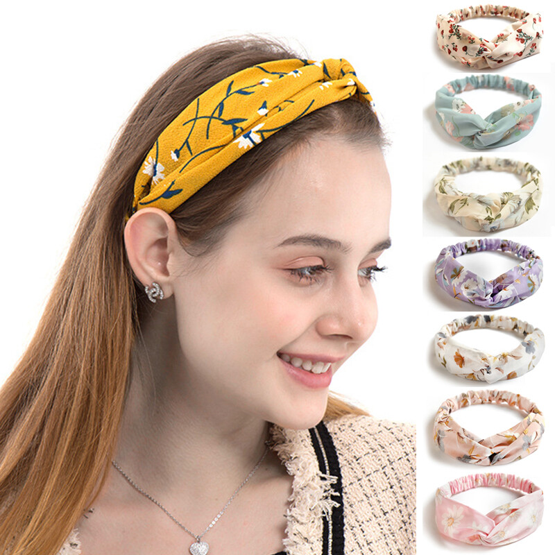 Bohemian Style Headband Daisy Elastic Hair Bands Hair Accessories DIY Head Wrap