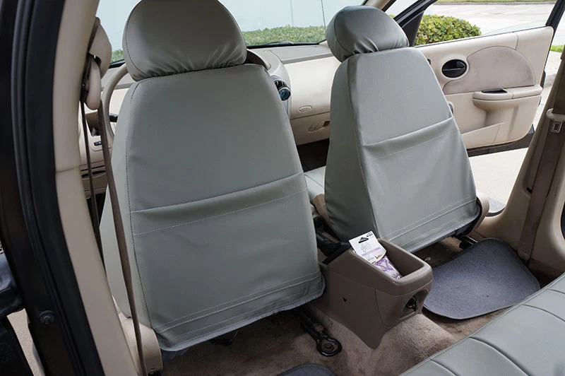 ДЛЯ 2003-05 SATURN ION IGGEE S.LEATHER ИНДИВИДУАЛЬНЫЙ КРОЙ 2 ПЕРЕДНИЕ СИДЕНЬЯ ЧЕХЛЫ 13 ЦВЕТОВ - Изображение 4 из 4