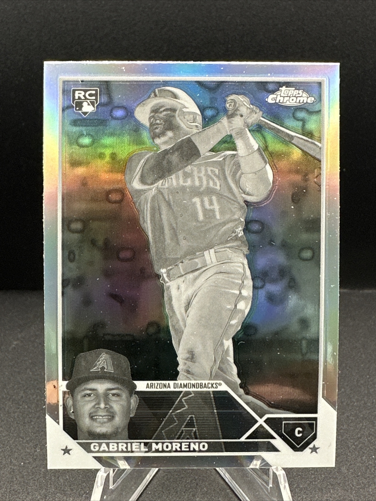 2023 Topps Chrome Update #USC-36 Gabriel Moreno Negative Refractor RC